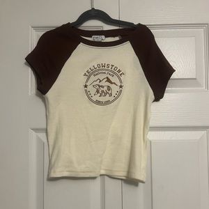 Rue21 Yellow Stone Crop Top